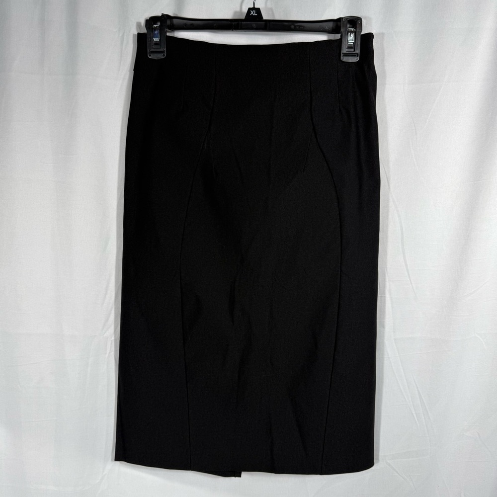 Mystic Black Pencil Skirt Knee-Length Workwear ~C1